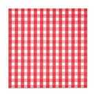 Guardanapos de coquetel Gift Boutique 100% papel guingão vermelho e branco