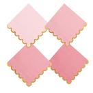 Guardanapos de coquetel Leapig Pink Mix, pacote com 100 detalhes em folha de ouro Guardanapos de coquetel Leapig Pink Mix, pacote com 100 detalhes em folha de ouro