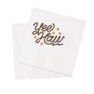Guardanapos de coquetel VOWFOO Yee Haw Rope Cowboy Theme 100 unidades 11,4 x 11,4 cm