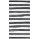 Guardanapos de hóspedes Gift Boutique em papel listrado cinza e branco de 3 camadas Guardanapos de hóspedes Gift Boutique em papel listrado cinza e branco de 3 camadas