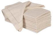 Guardanapos de jantar de pano Ramanta Home Cotton Flax 20x20cm 12P Guardanapos de jantar de pano Ramanta Home Cotton Flax 20x20cm 12P