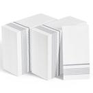 Guardanapos de jantar de papel JOLLY CHEF, pacote 600, 2 camadas, prata