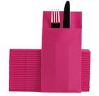Guardanapos de jantar Moyes Home Fuchsia Cloth-Like, pacote com 50 Guardanapos de jantar Moyes Home Fuchsia Cloth-Like, pacote com 50