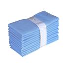 Guardanapos de jantar Ramanta Home 100% algodão 45x45cm Azul claro x12 Guardanapos de jantar Ramanta Home 100% algodão 45x45cm Azul claro x12