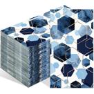 Guardanapos de mão descartáveis Toalhas de hóspedes Tinlade Blue (100 unidades)