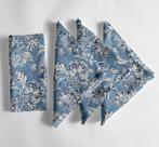 Guardanapos de Musselina de Algodão Sky Bloom, Conjunto de 12, 51x51 cm, Azul, Lavável na Máquina - Vargottam Guardanapos de Musselina de Algodão Sky Bloom, Conjunto de 12, 51x51 cm, Azul, Lavável na Máquina - Vargottam