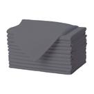 Guardanapos de pano Gee Di Moda Charcoal 43x43cm - Conjunto de 12