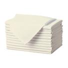 Guardanapos de pano Gee Di Moda Ivory 43x43cm - Conjunto de 12