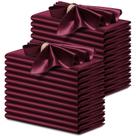 Guardanapos de pano P Pothuiny Satin Burgundy 43x43 cm 24 unidades
