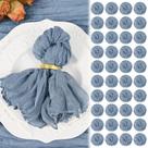 Guardanapos de pano Showgeous Dusty Blue Gesecloth 20x20cm, pacote com 100 Guardanapos de pano Showgeous Dusty Blue Gesecloth 20x20cm, pacote com 100