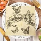 Guardanapos De Papel 2 Camadas Com Estampa De Flores E Pássaros Coloridos, 20 Peças, Polpa De