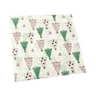 Guardanapos De Papel Coloridos Com Estampa De Árvore De Natal, Dobrados Em Formato Quadrado, Para