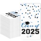 Guardanapos de papel descartáveis 2025 Graduation (80, azul e preto) Guardanapos de papel descartáveis 2025 Graduation (80, azul e preto)
