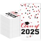 Guardanapos de papel descartáveis 2025 Graduation (80, vermelhos e pretos) Guardanapos de papel descartáveis 2025 Graduation (80, vermelhos e pretos)