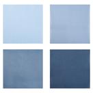 Guardanapos de papel descartáveis AimFun Dusty Blue 100 unidades Guardanapos de papel descartáveis AimFun Dusty Blue 100 unidades