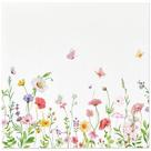Guardanapos de papel descartáveis Crisky Wildflower Floral 100 unidades