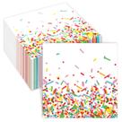 Guardanapos de papel descartáveis Weekgrat Sprinkles 2 Ply x100