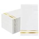 Guardanapos de papel dourado Tamone de 3 camadas, 100 unidades descartáveis