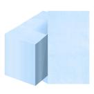 Guardanapos de papel FALIZIFU, 2 camadas, azul claro, 100 unidades para banheiro