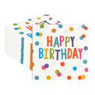 Guardanapos de Papel HFBOBP Feliz Aniversário - 50 Unidades (33x33cm)