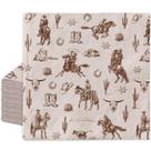 Guardanapos de papel Jarthena AMCS Western Cowboy 100 unidades marrons x 100