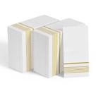 Guardanapos de papel JOLLY CHEF, toalhas de hóspedes de 3 camadas, pacote com 600 Guardanapos de papel JOLLY CHEF, toalhas de hóspedes de 3 camadas, pacote com 600