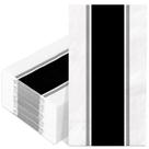Guardanapos de papel para convidados JarthenaAMCS com listras preta/branca x100