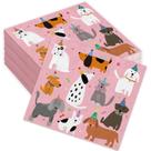 Guardanapos de papel para coquetel JarthenaAMCS Dog Party 100 folhas Guardanapos de papel para coquetel JarthenaAMCS Dog Party 100 folhas