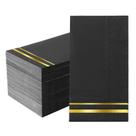 Guardanapos de papel Tamone, 3 camadas, pretos, 100 unidades - macios e absorventes