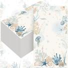 Guardanapos de papel Yeaqee Summer Ocean 100 unidades para banheiro
