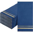 Guardanapos descartáveis BUCLA, papel azul de 3 camadas, 100 unidades Guardanapos descartáveis BUCLA, papel azul de 3 camadas, 100 unidades