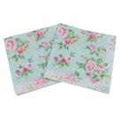 Guardanapos Descartáveis com Padrão Floral, 20 Folhas, Lenços De Tecido Para Decoração De Mesa De