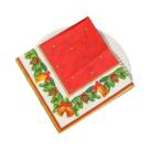 Guardanapos Descartáveis De Natal Com Arte De Decoupage De Papai Noel E Árvore De Natal Para Festa Guardanapos Descartáveis De Natal Com Arte De Decoupage De Papai Noel E Árvore De Natal Para Festa