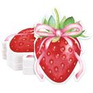 Guardanapos descartáveis Jarthena AMCS Strawberry Shape 100 unidades