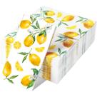 Guardanapos Gersoniel 120 Lemon 3 camadas descartáveis 32x38cm