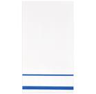 Guardanapos para convidados, Gift Boutique, papel forrado com acabamento azul, pacote com 100