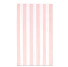 Guardanapos para convidados Gift Boutique Stripe rosa claro e branco 100