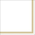 Guardanapos para Decoupage Ambiente Lea Branco-dourado 2 Unidades