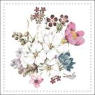 Guardanapos para Decoupage Ambiente Mea Flores 2 Unidades Guardanapos para Decoupage Ambiente Mea Flores 2 Unidades