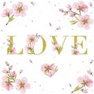 Guardanapos para Decoupage Ambiente Mensagem de Amor 2 Unidades