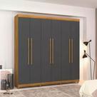 GuardaRoupa Casal 2,2 m Elegance 6 Portas Vlr Móveis GuardaRoupa Casal 2,2 m Elegance 6 Portas Vlr Móveis