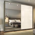 GuardaRoupa Casal 4 Espelhos 2 Portas Cavic Henn