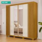 GuardaRoupa Casal Eliza MDF 6 Portas, 6 Gavetas e Espelho Integrado 100 MDF