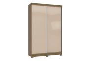 Guardaroupa Kappesberg 2 Portas De Correr Marrom Bege