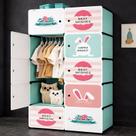 GuardaRoupa Modular Infantil 10 Portas Organizador de Brinquedos e Roupas