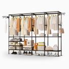 GuardaRoupa Organizador com 4 colunas Closet Desmontável Estilo Industrial Moderno