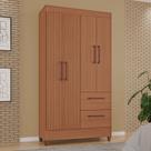 GuardaRoupas Brilho 100 MDF 4 Portas 2 Gavetas