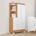GuardaRoupas Infantil Encanto 100 MDF 3 Portas 3 Gavetas