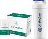 Guardian 8G - 30 Sachês - Sem Sabor - Central Nutrition + Coqueteleira The One Eco 600ml - Palha