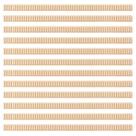 Guarnição de madeira Nuanchu, 12 peças, 15,75" x 2 cm, ondulado, faça você mesmo